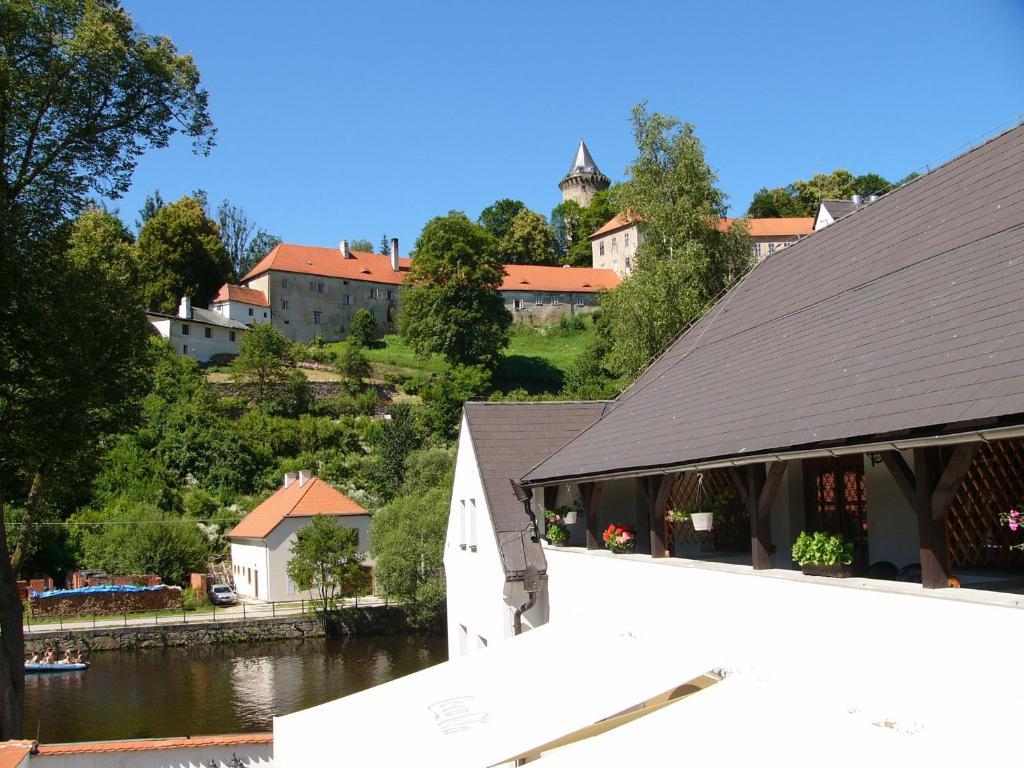 Hotel Ruze Rožmberk nad Vltavou Exterior foto